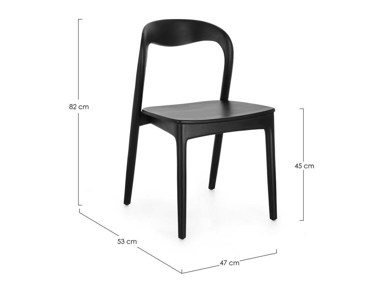 Szék Keizer 386 (Fekete)