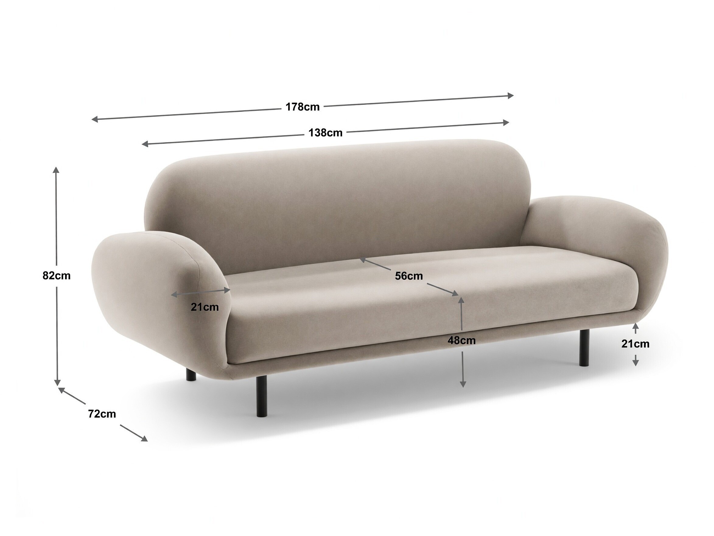 Kanapé Beckley 343 (Silencio 86)