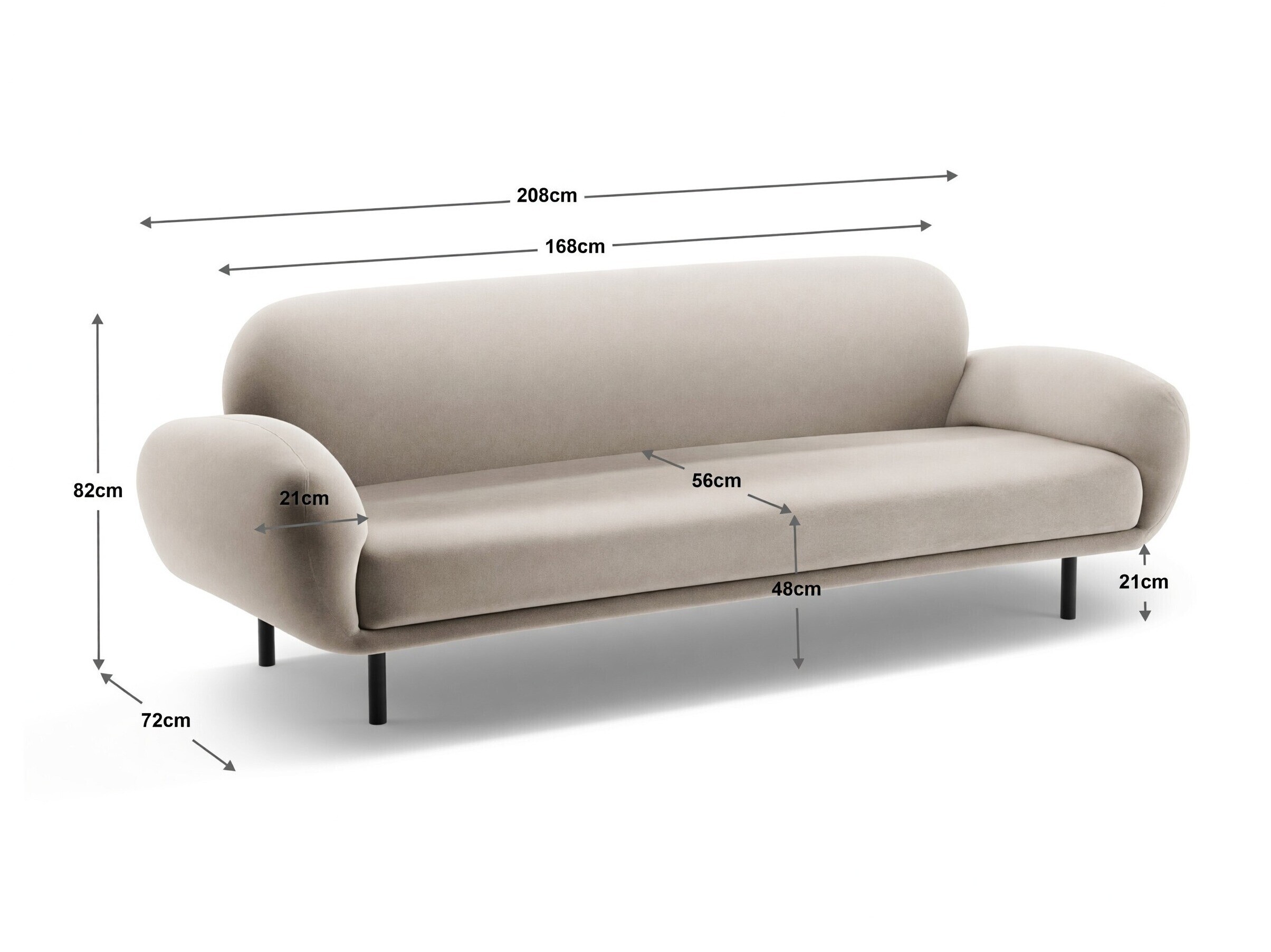 Kanapé Beckley 344 (Silencio 10)