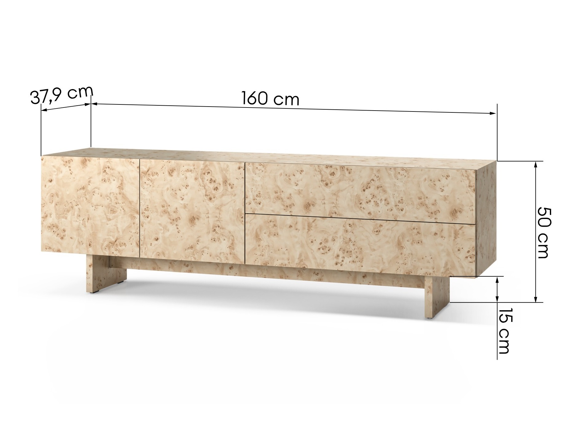TV-állvány Burleson 860