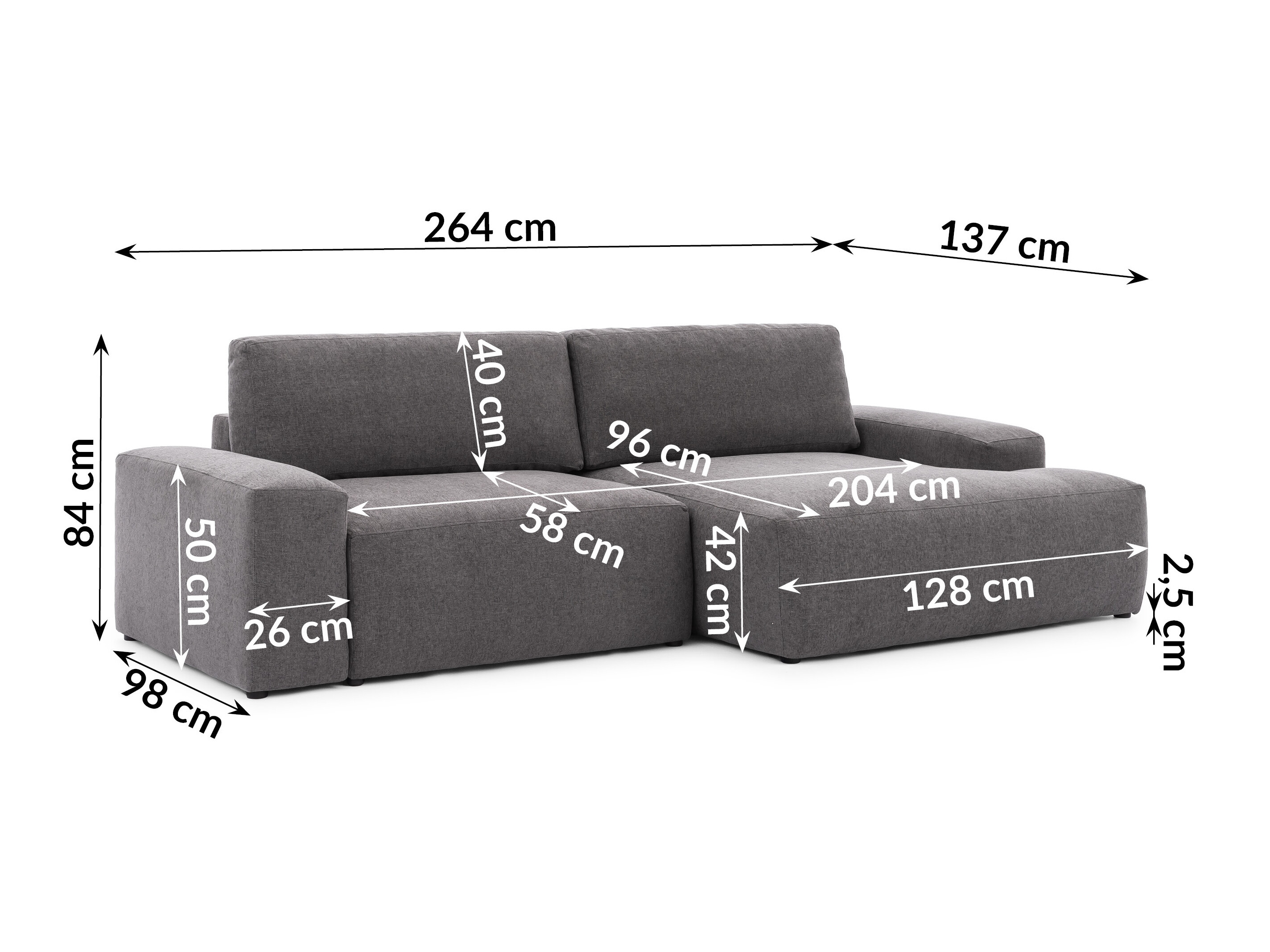 Sarokkanapé Rocklin 237 (Alta 17)