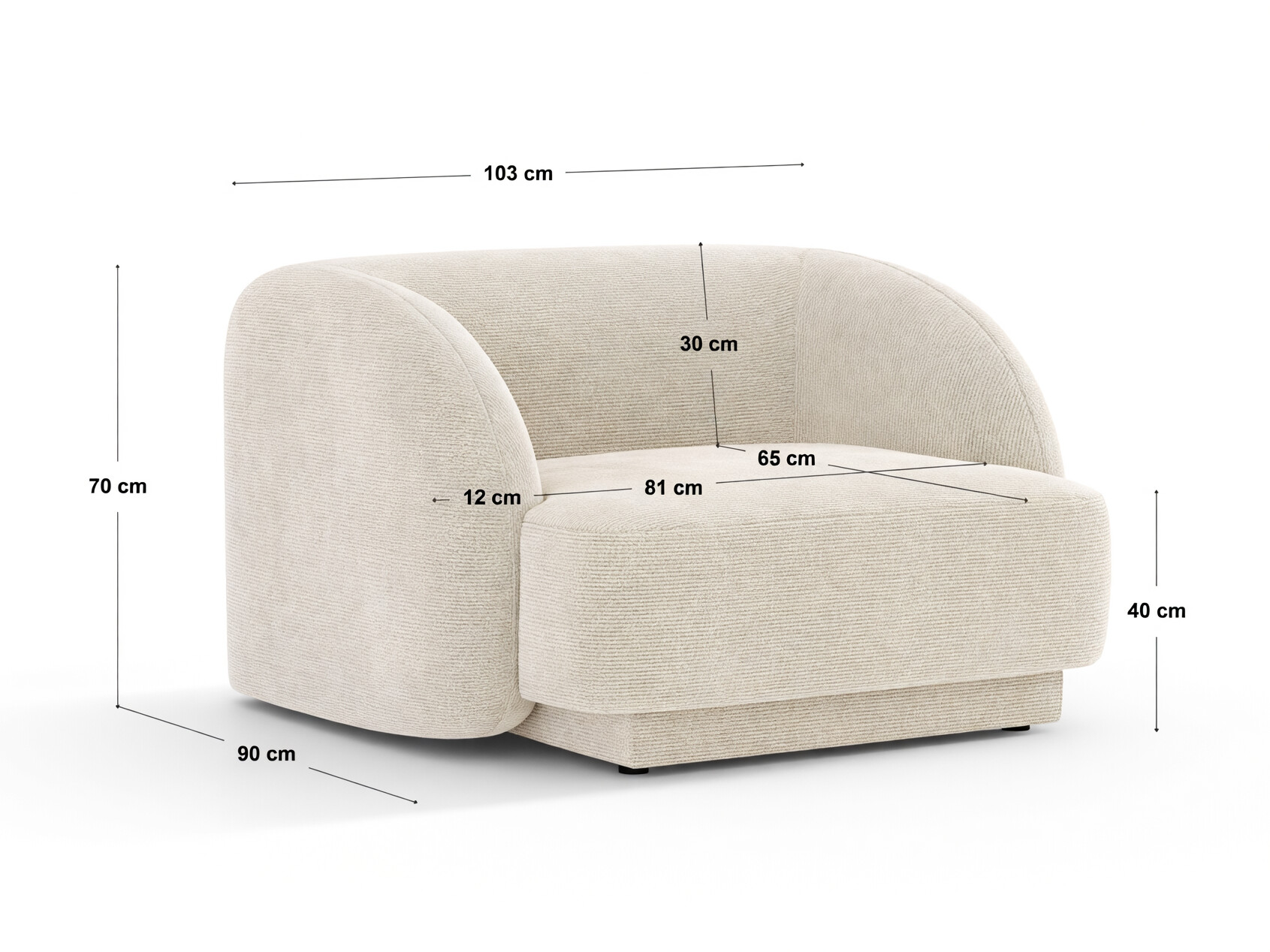 Fotel Feltoro 105 (Bluvel 77)