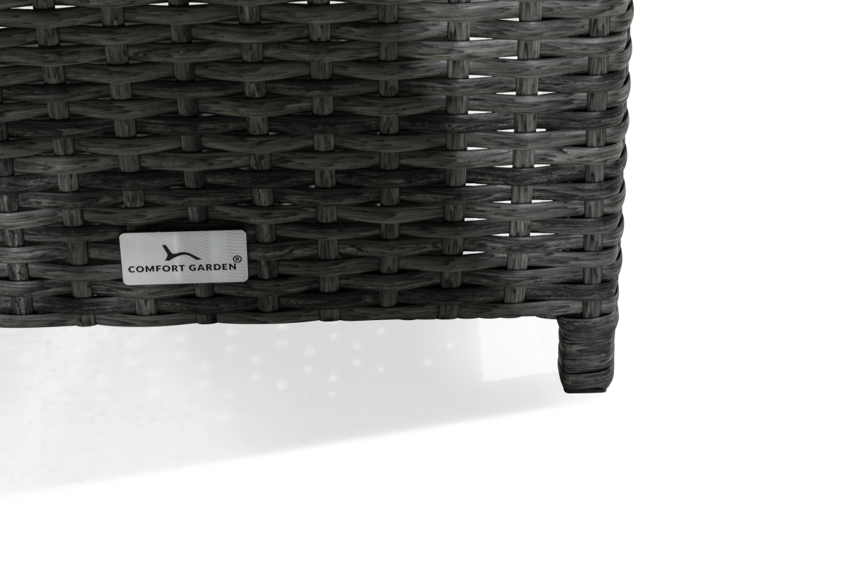 Asztal és szék garnitúra Comfort Garden 1442 (Szürke)