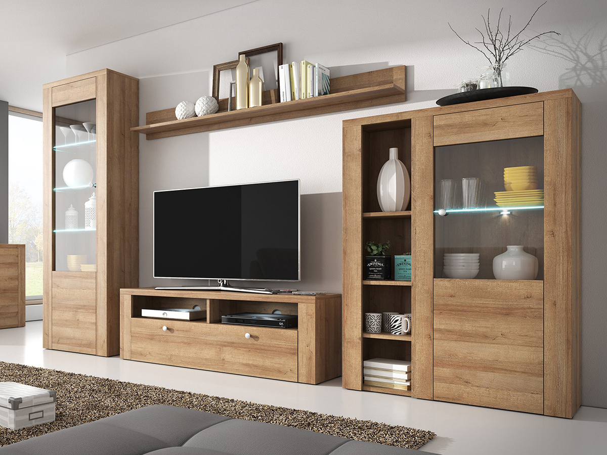 Nappali szett Salelbo 100 (Rivera tölgy)