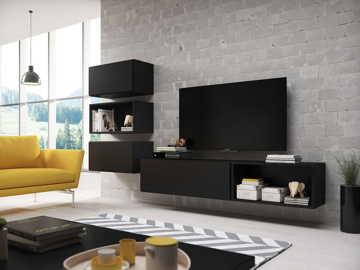 Nappali szett Corbele 109 (Fekete)